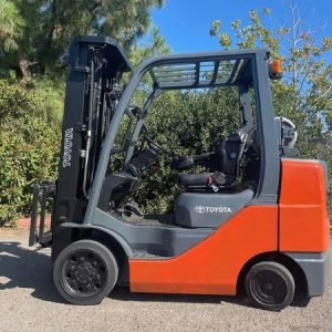2018 TOYOTA 6500LB CAPACITY PROPANE FORKLIFT